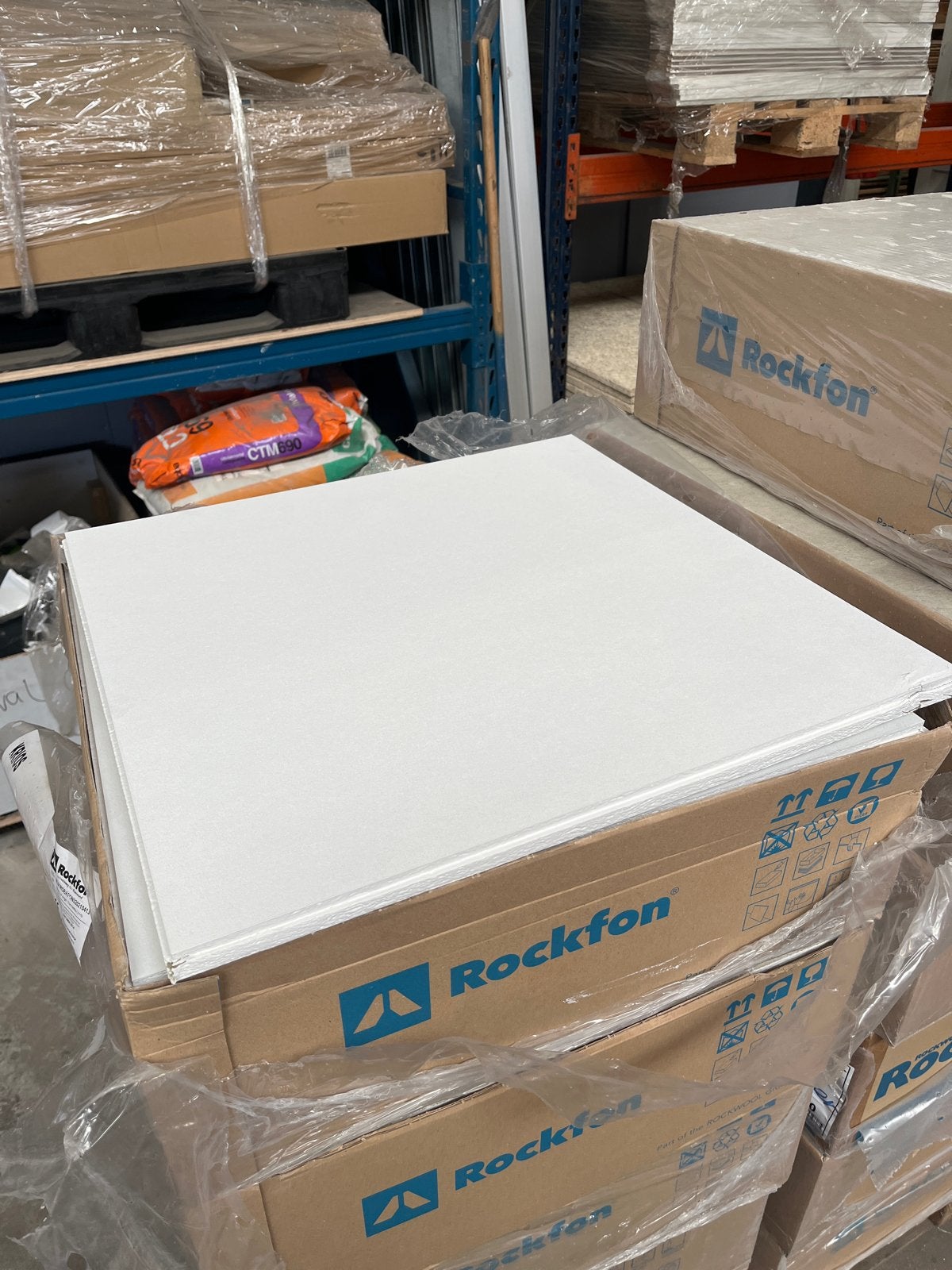 Rockfon Royal E24 Plafondplaten wit 600x600x20mm - 47m², Doe-het-zelf en Verbouw, Ophalen, Nieuw