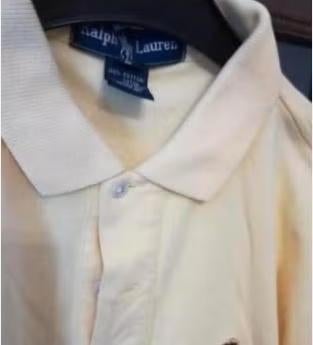 NIEUW Ralph Lauren POLO poloshirt Beige Geel S, Verzenden, Geel, Nieuw, Ralph lauren polo