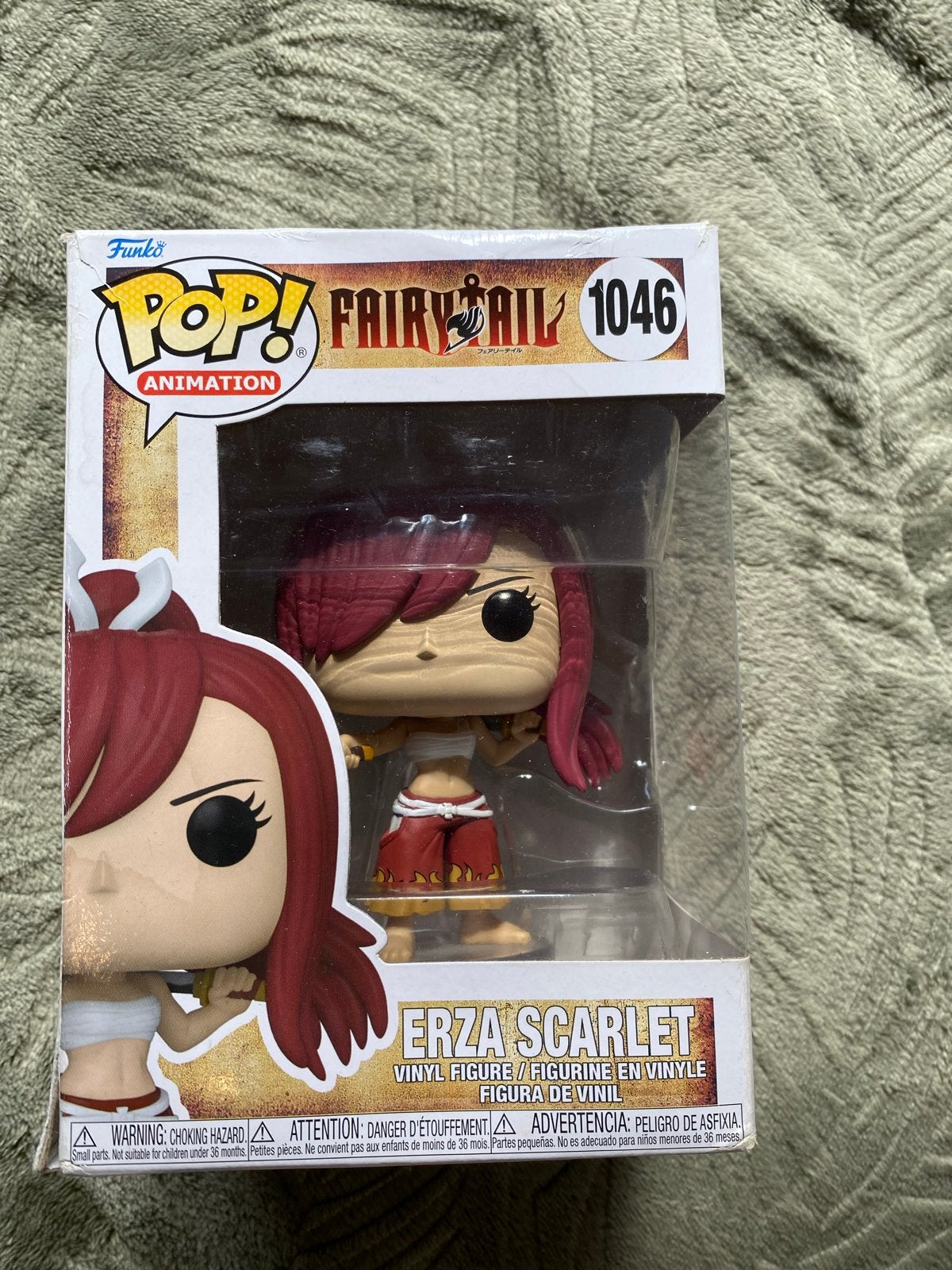 Funko Pop! Fairy Tail Erza Scarlet #1046 (scheur in verpakki, Verzamelen, Ophalen of Verzenden, Zo goed als nieuw