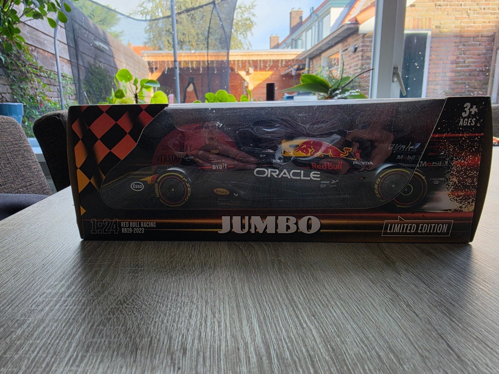 Max Verstappen Jumbo Red Bull Racing RB19 2023 Bburago 1:24, Ophalen of Verzenden, Nieuw, Auto, Overige merken