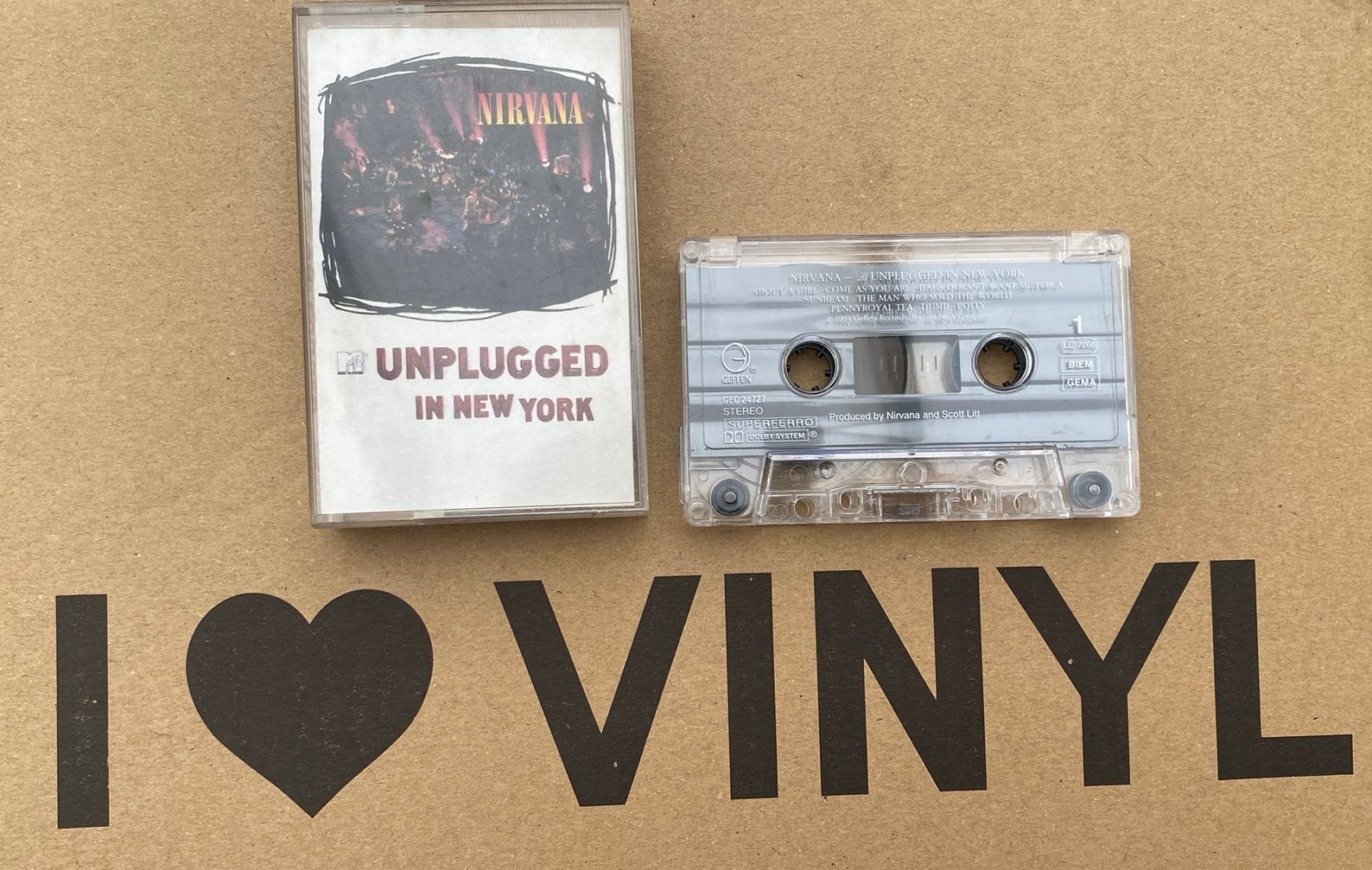 Cassette Nirvana MTV unplugged, Ophalen of Verzenden, Zo goed als nieuw, 1 bandje