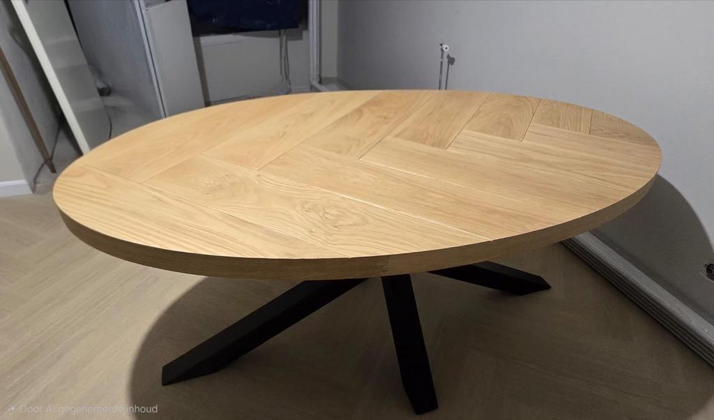 Eettafel Goossens, Huis en Inrichting, Tafels | Eettafels, Ophalen, 50 tot 100 cm, Zo goed als nieuw, 150 tot 200 cm