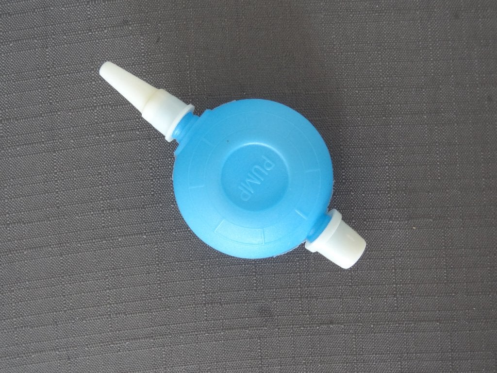 Waterballon Opblaaspompje Blauw >Snelle Verzending!<, Ophalen of Verzenden, Gebruikt