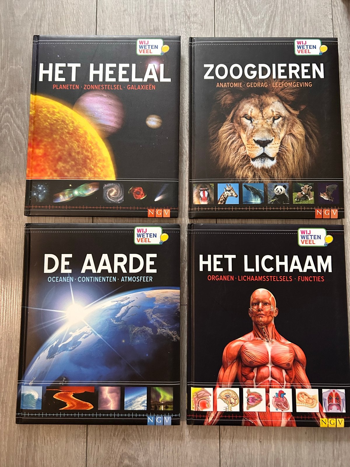 Wij Weten Veel Boeken: Het Heelal, Zoogdieren, De Aarde, Het, Ophalen, Zo goed als nieuw, Natuurwetenschap