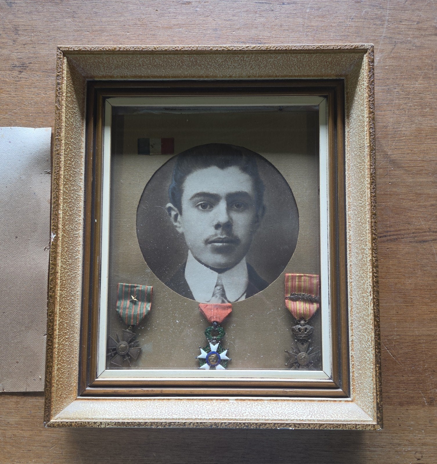 Oorlogskruis 1914-1918 WO1 Croix de guerre, Overige gebieden, Lintje, Medaille of Wings, Ophalen of Verzenden, X