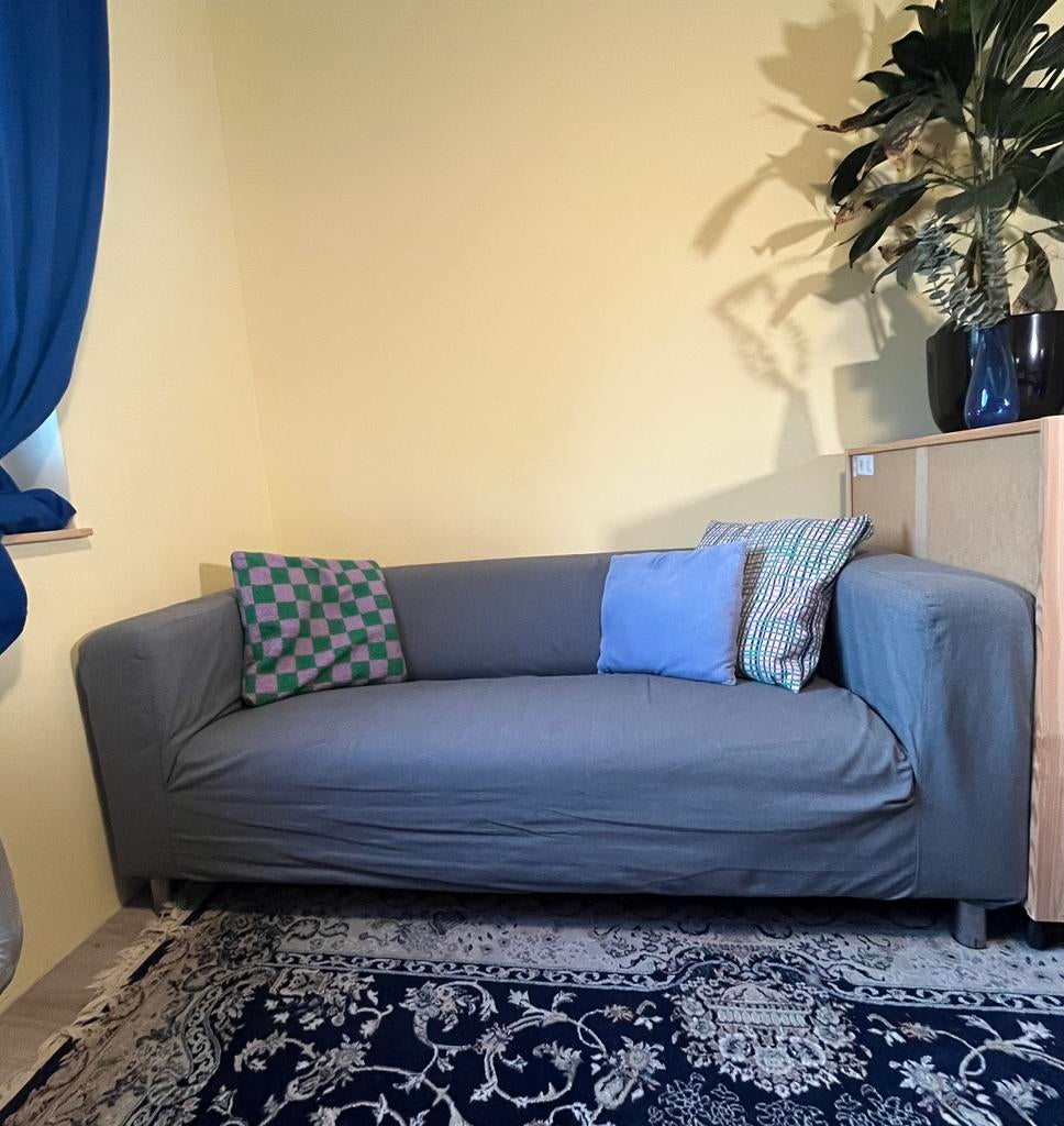 Ikea Klippan Grijs, Ophalen, 150 tot 200 cm, Tweepersoons, 75 tot 100 cm