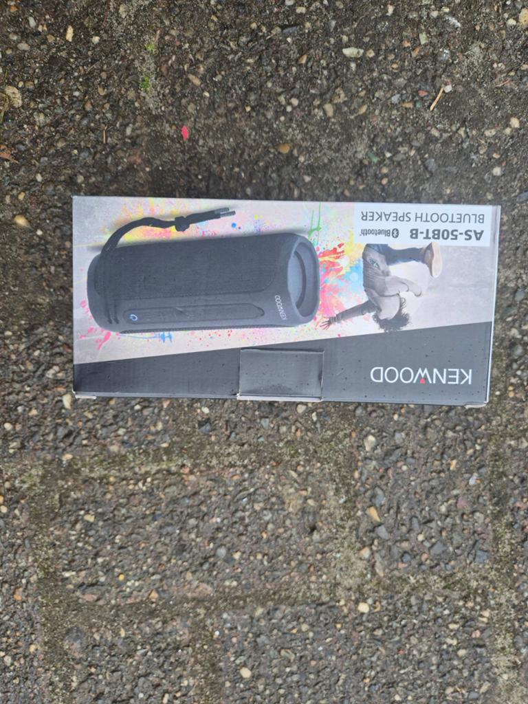 Kenwood AS-50BT-B Bluetooth Speaker - Nieuw in doos, Audio, Tv en Foto, Luidsprekers, Overige merken, Overige typen, Nieuw, Ophalen of Verzenden