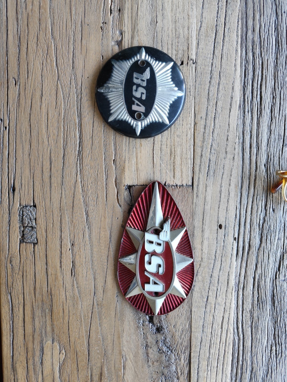 Tank emblemen BSA, Ophalen, Zo goed als nieuw, Embleem, Speld of Insigne