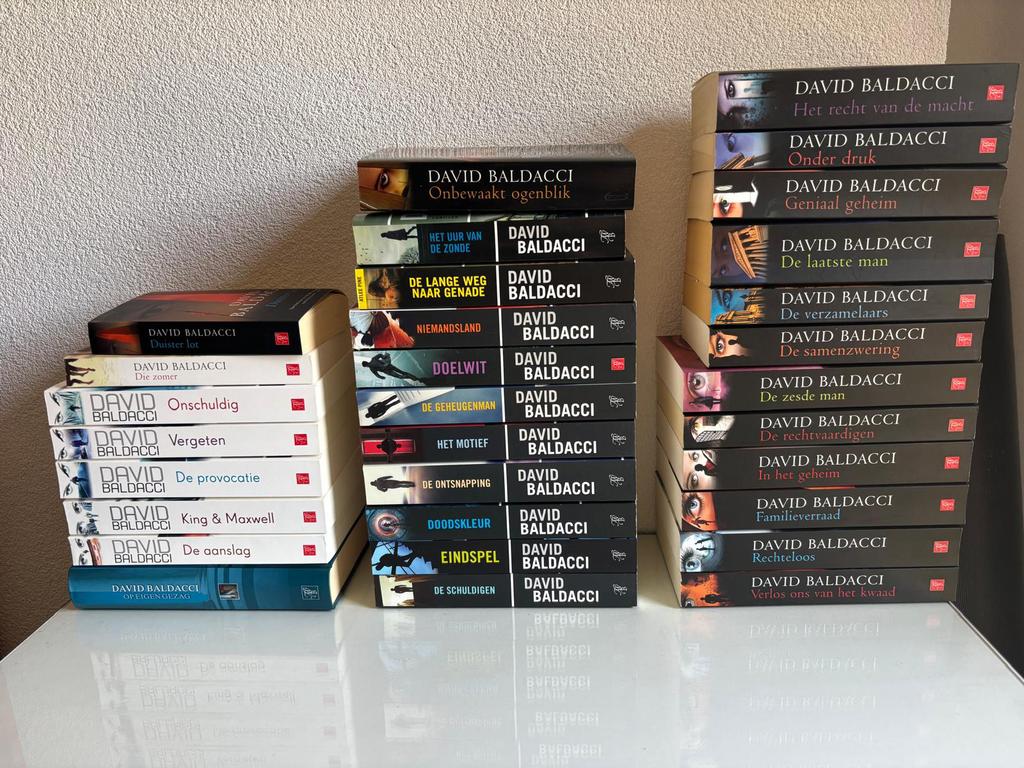 Serie David Baldacci boeken, Ophalen of Verzenden, Gelezen, Nederland