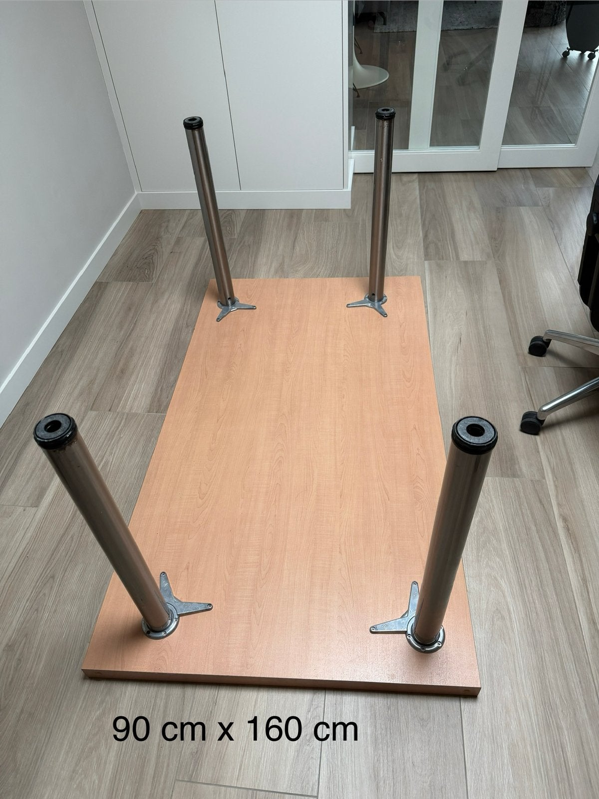 Eettafel 90 x 160 cm in Amersfoort, Ophalen, Gebruikt, 50 tot 100 cm, 150 tot 200 cm