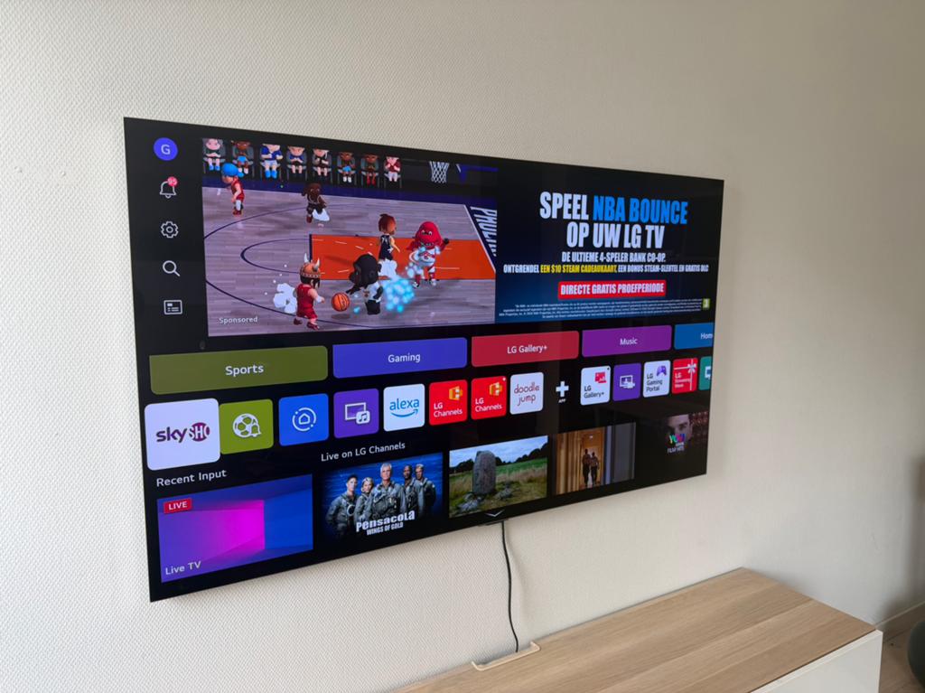 LG TV OLED65G26LA, Ophalen, 100 cm of meer, 50 Hz, LG