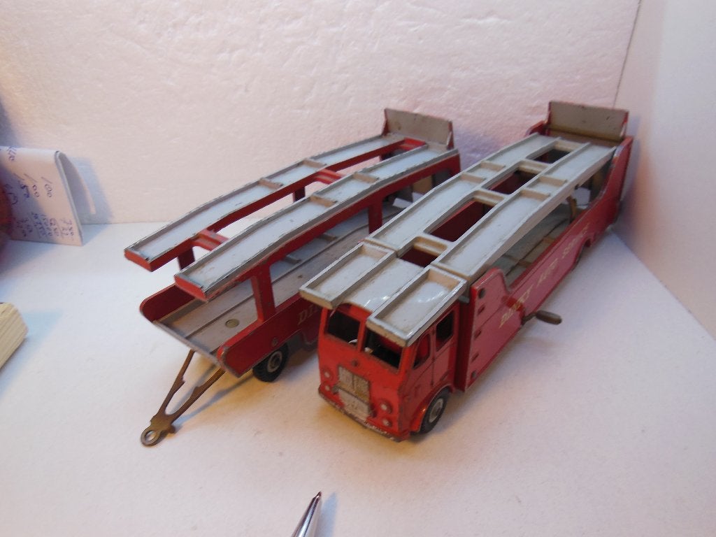 DINKY - 984 + 985 - CARCARRIERS - 1:43  -, Ophalen of Verzenden, Gebruikt, Auto, Dinky Toys