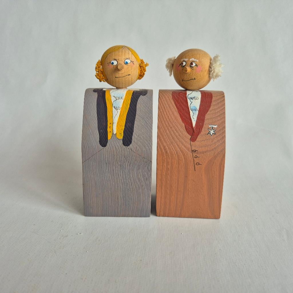 Poppen van Veronika Gummel - Goethe en Schiller, Ophalen of Verzenden, Zo goed als nieuw, Mens