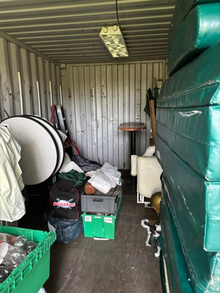 Opslagcontainer - 20ft zeecontainer, Ophalen