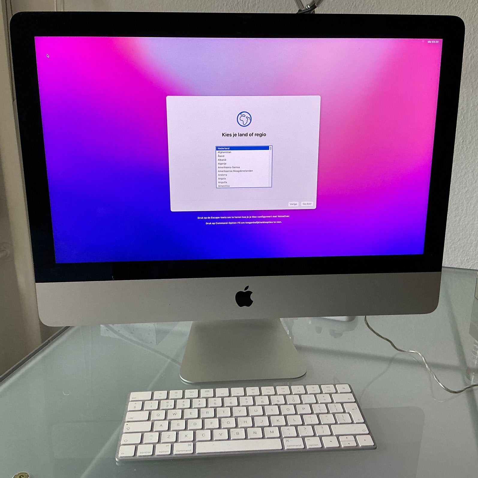 Apple iMac 21.5 inch., Computers en Software, Apple Desktops, Gebruikt, IMac, Ophalen of Verzenden, 3 tot 4 Ghz