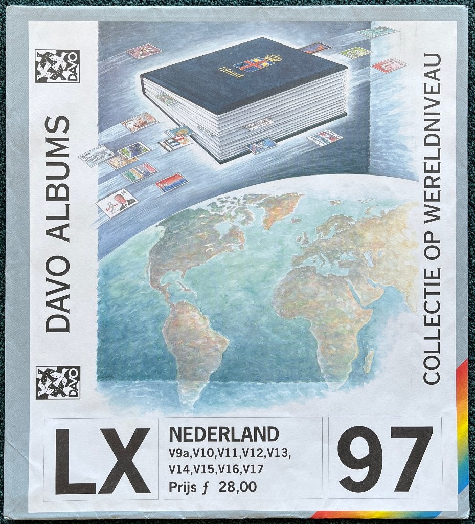 Nederland 1997 LX Davo Supplement met 9 Bladen, Ophalen of Verzenden, Verzamelalbum