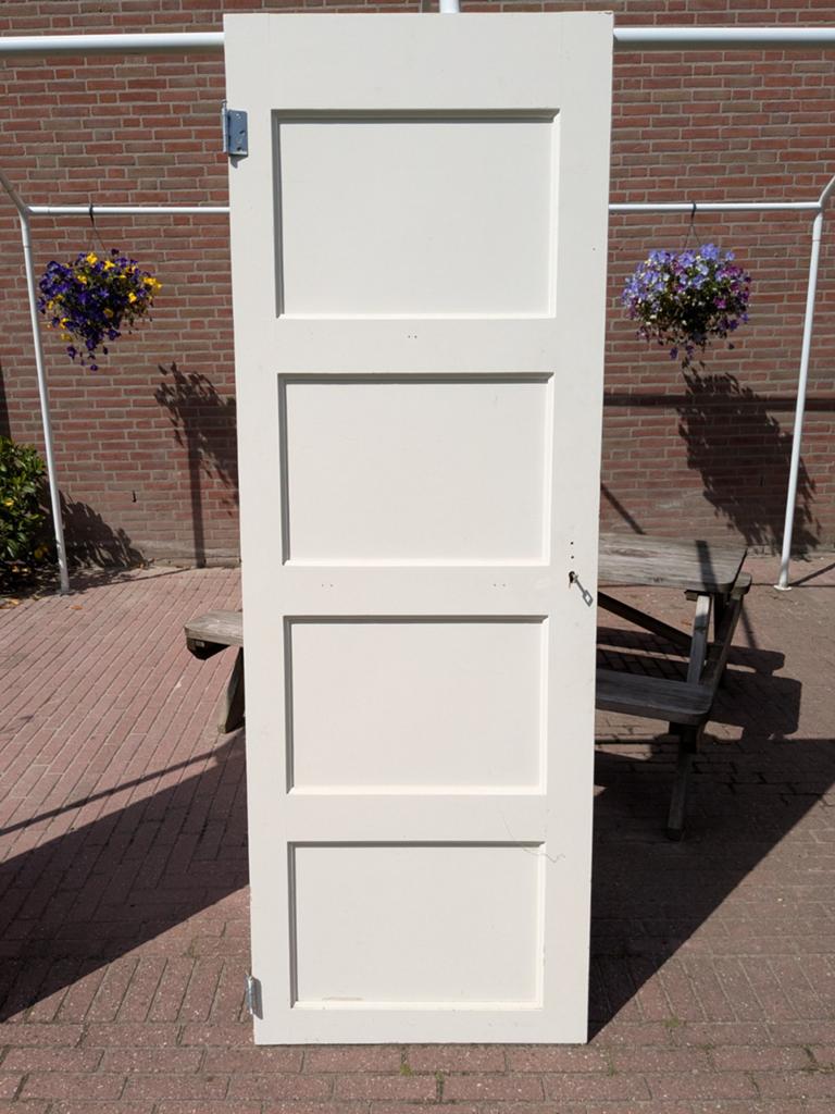 Oude paneeldeur 710x2045mm, Doe-het-zelf en Verbouw, Deuren en Horren, Ophalen, Gebruikt, Minder dan 80 cm, Binnendeur