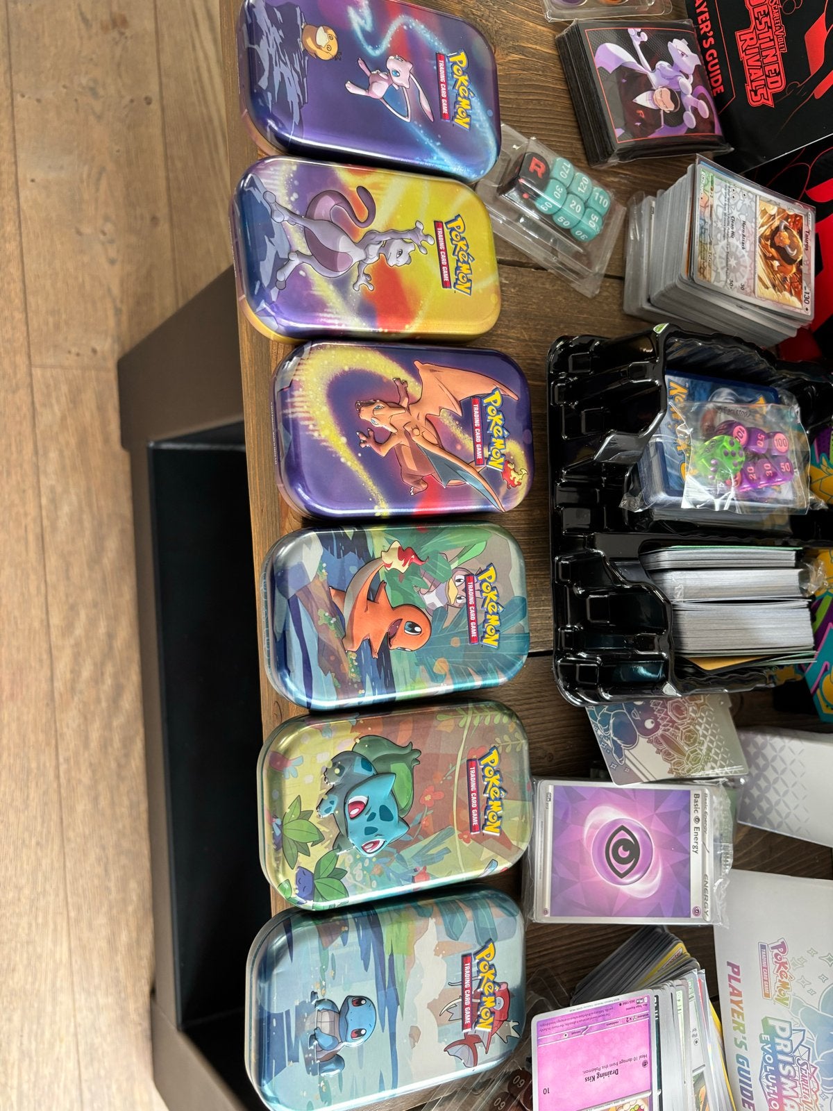 Pokémon kaarten collectie - Elite Trainer Boxen en Tins, Ophalen of Verzenden, Gebruikt, Meerdere kaarten
