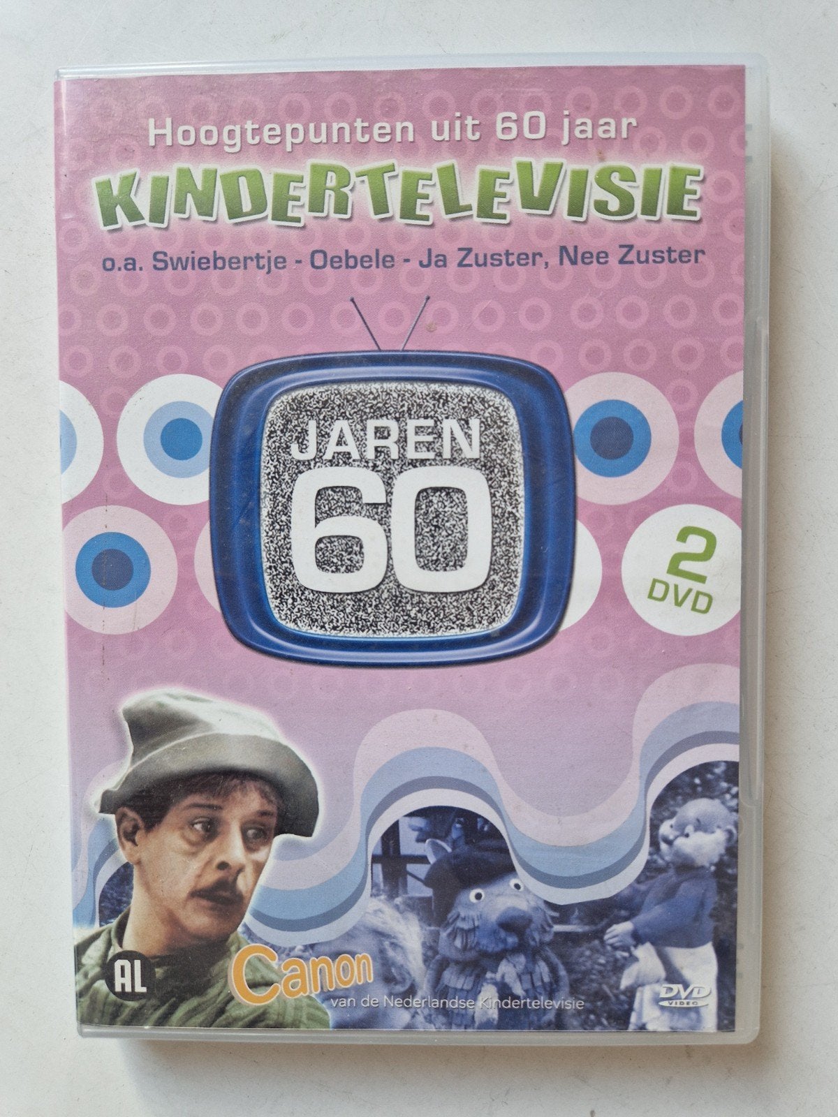 Hoogtepunten uit 60 jaar Kindertelevisie - Jaren 60 (2 DVD), Gebruikt, Alle leeftijden, Inclusief doosje, Ophalen of Verzenden