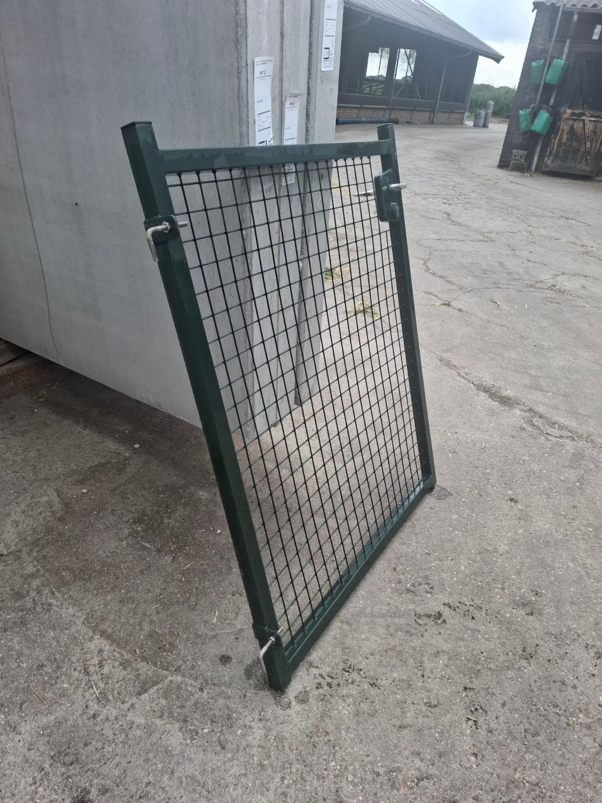 Groen Gaashekwerk Poort, Tuin en Terras, Ophalen, Met poort, Gebruikt, Gaashekwerk