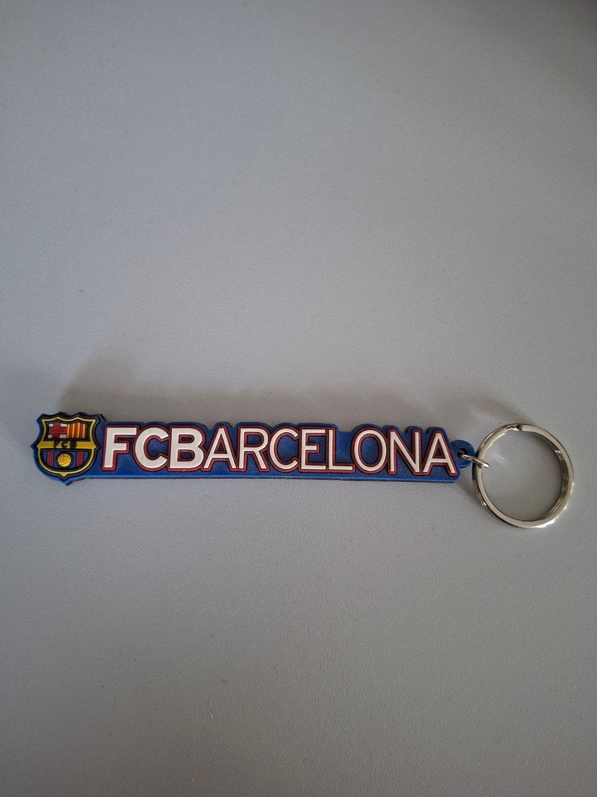 FC Barcelona sleutelhanger, Ophalen of Verzenden, Zo goed als nieuw, Sport