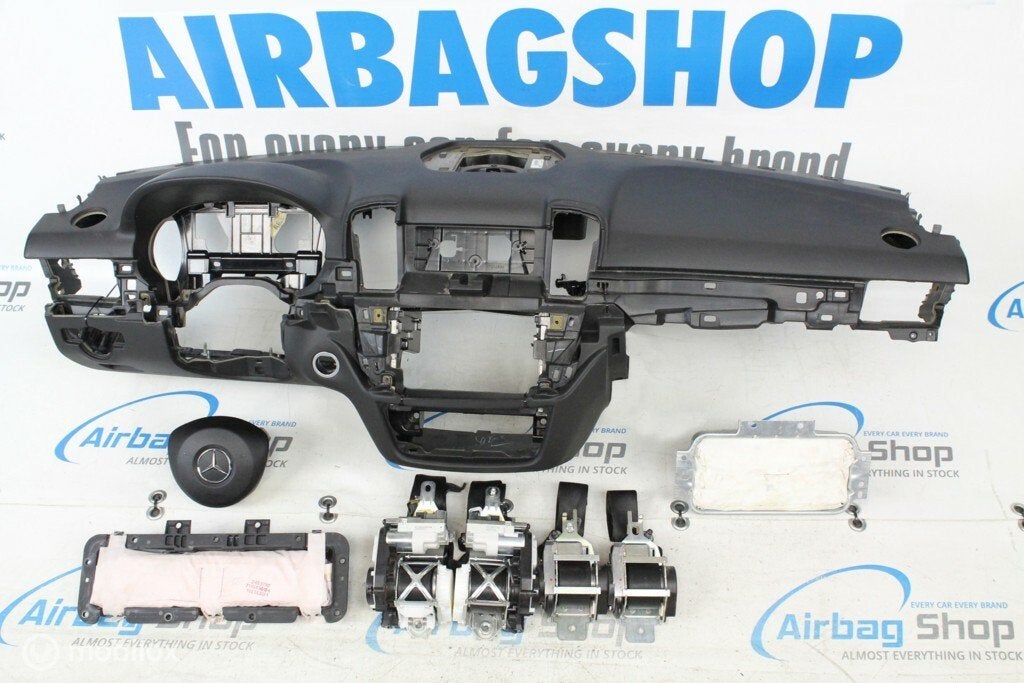 Airbag set Dashboard zwart Mercedes GLE klasse 2015-...., Auto-onderdelen, Dashboard en Schakelaars, Gebruikt, Ophalen of Verzenden
