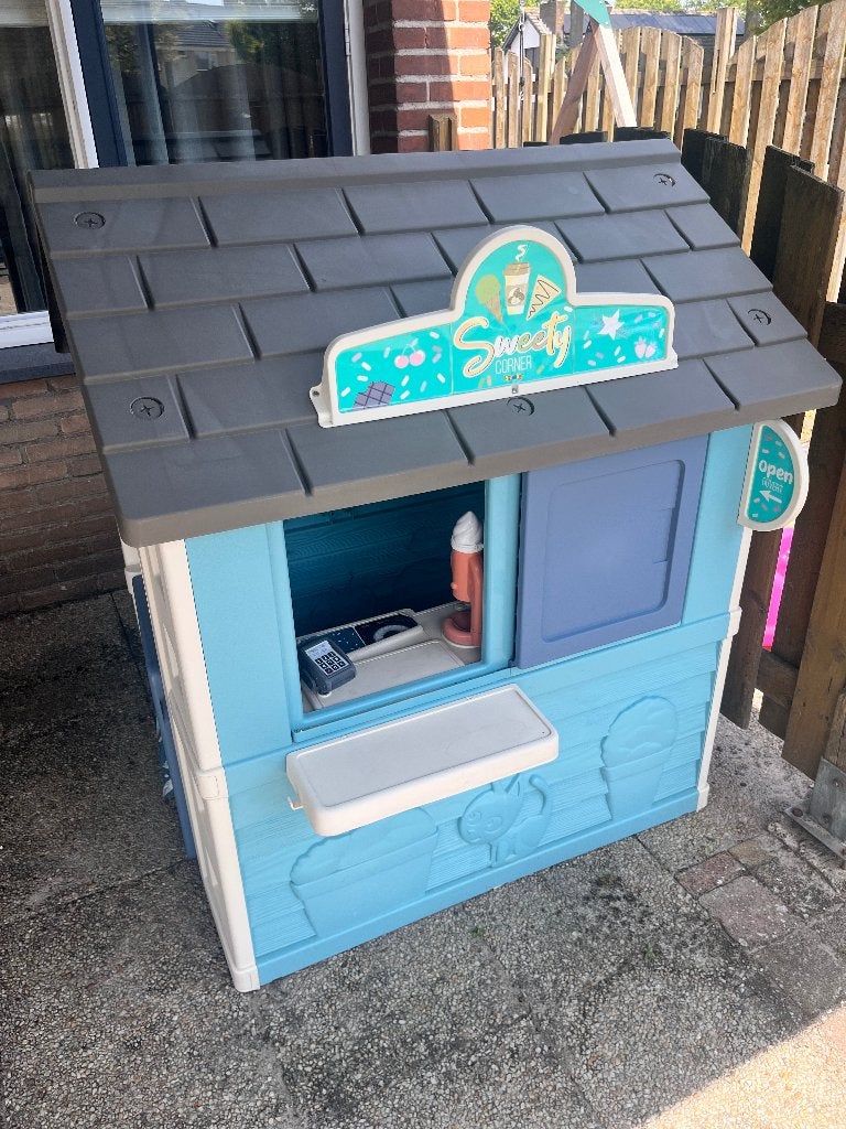 Smoby Sweet Corner Speelhuisje - IJssalon/Snoepwinkel, Ophalen, Gebruikt, Kunststof