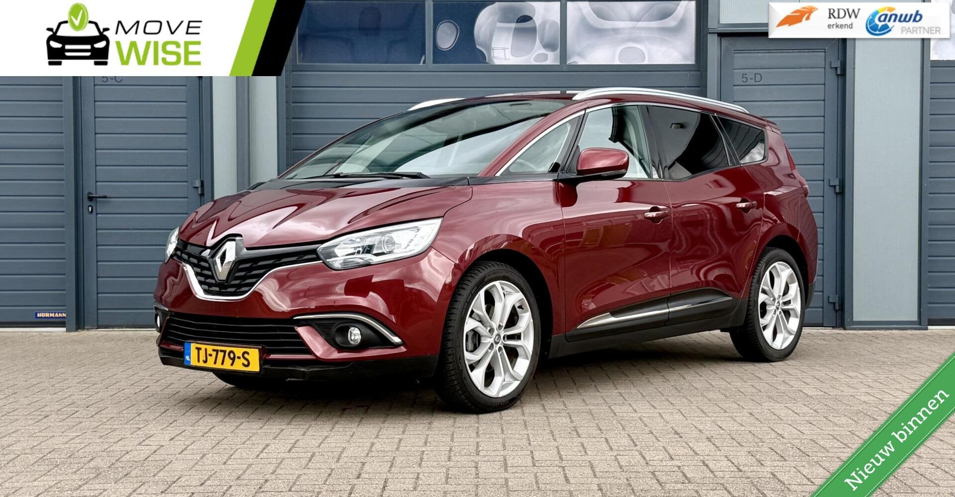 Renault Grand Scenic 1.2 TCe 116pk Intens | 7 Persoons | Nie, Voorwielaandrijving, Automatische klimaatregeling, Stof, Gebruikt