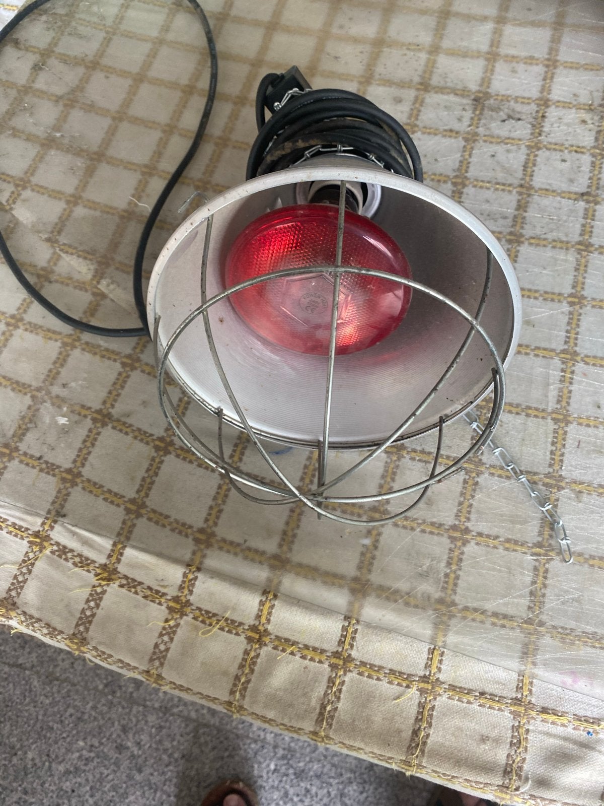 Warmte lamp, Ophalen of Verzenden, Zo goed als nieuw