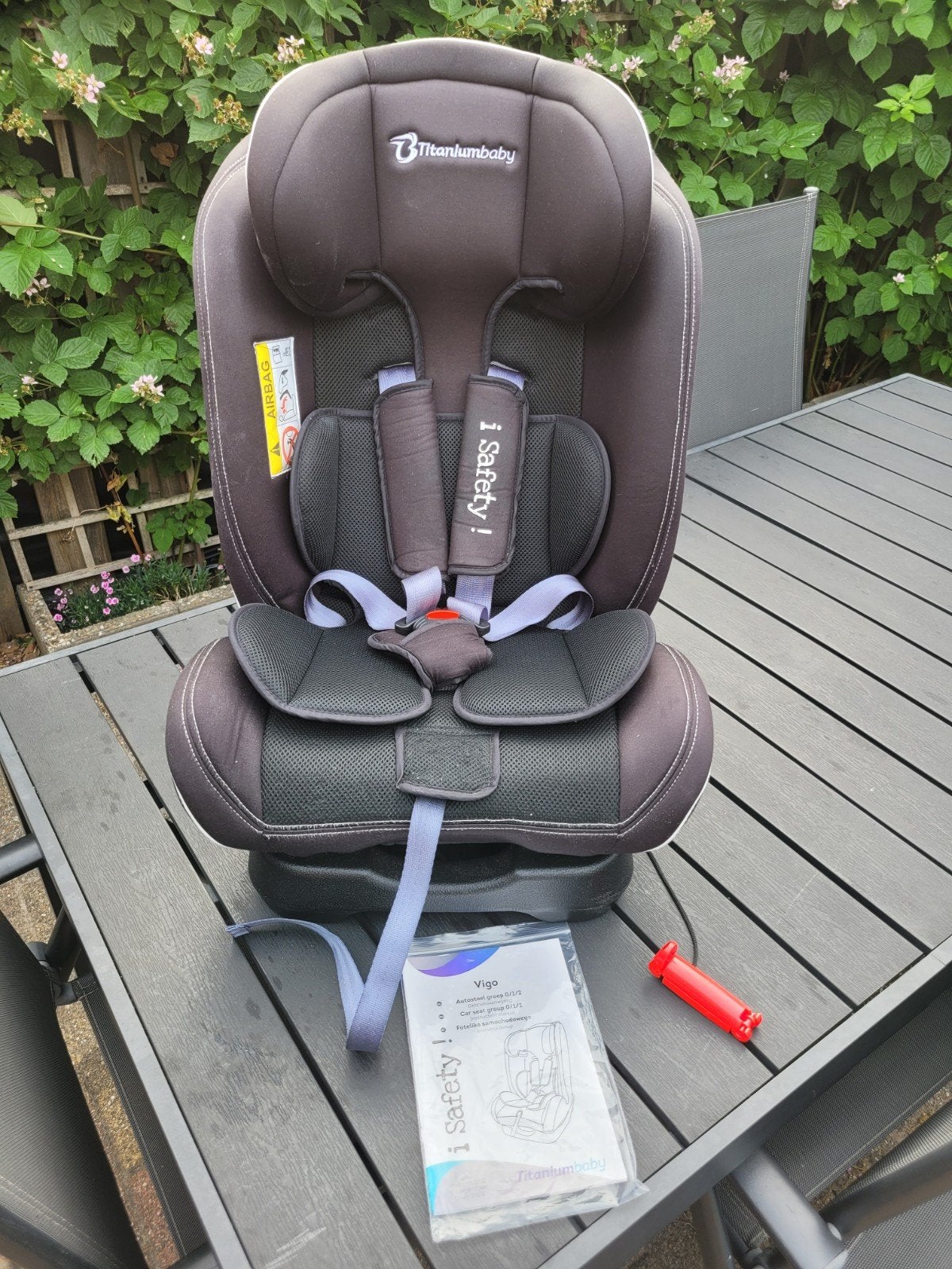 Titaniumbaby i safety autostoel Vigo, Kinderen en Baby's, Autostoeltjes, Ophalen, Overige merken, Autogordel