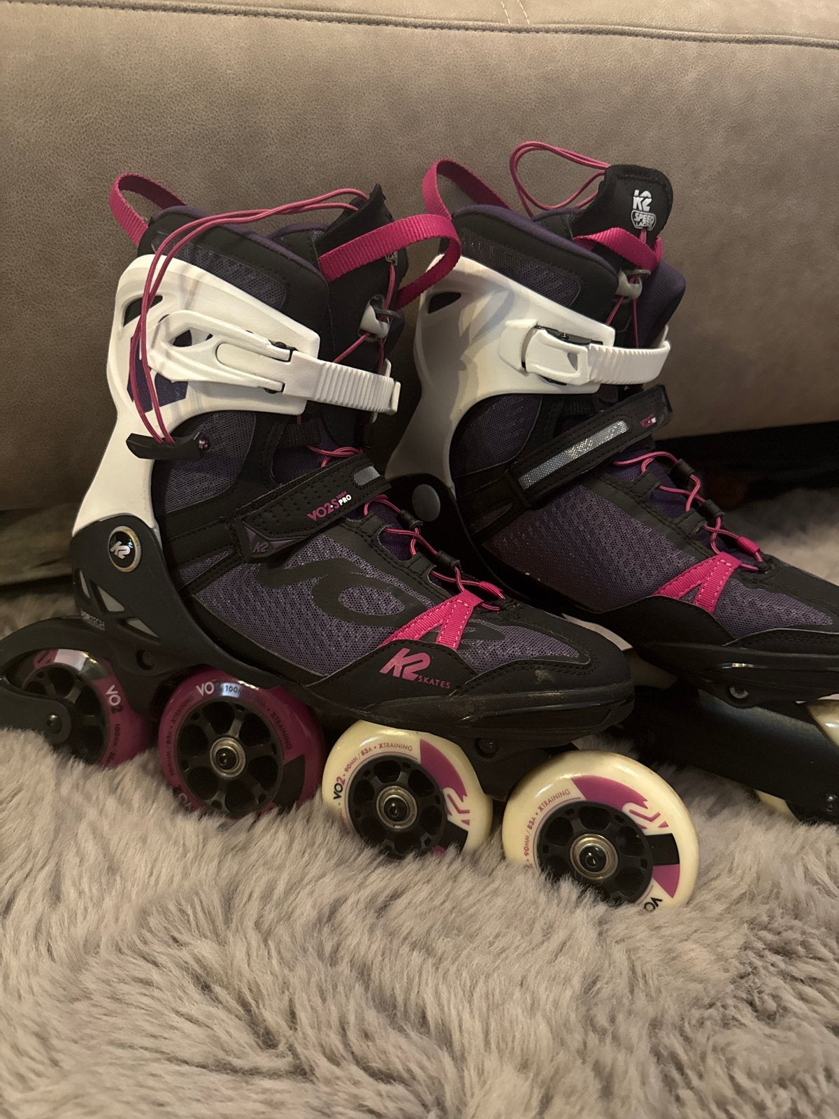 Nette K2 Skeelers maat 42,5 - Zo goed als nieuw, Sport en Fitness, K2, Overige typen, Ophalen of Verzenden, Zo goed als nieuw
