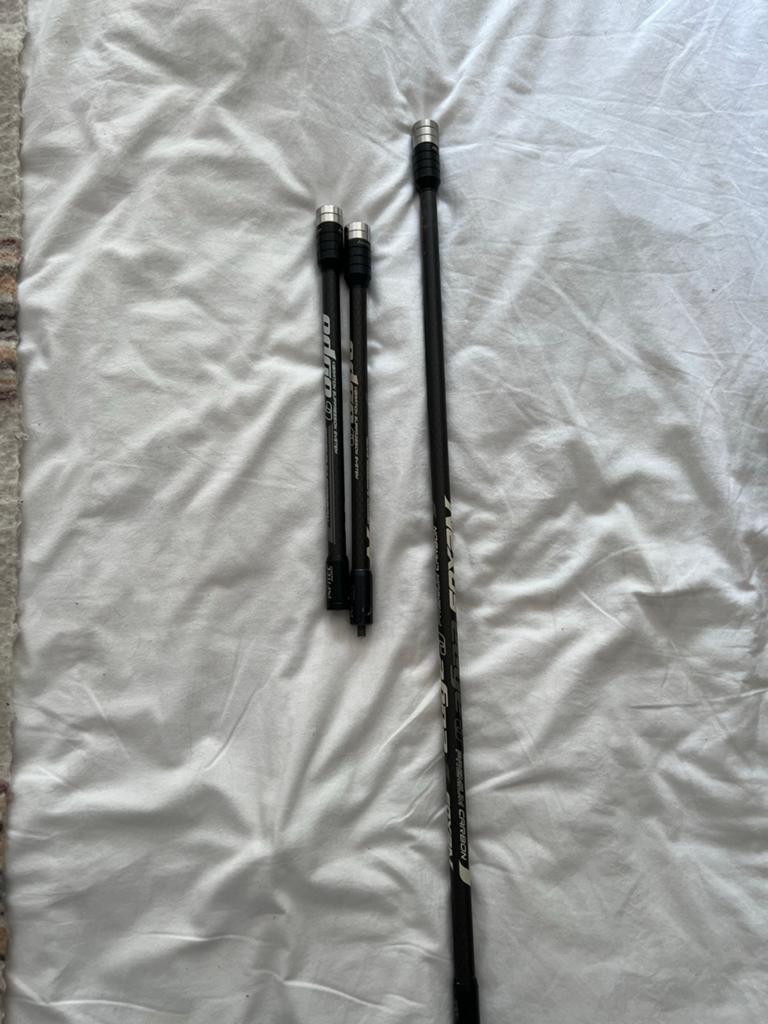 Nexus stabilisatie set voor recurveboog, Sport en Fitness, Handboogschieten, Ophalen of Verzenden, Zo goed als nieuw, Recurveboog