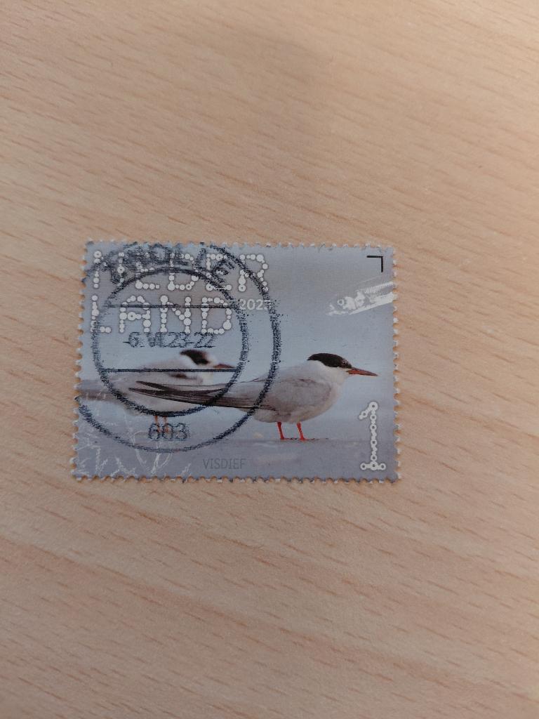 2023 Beleef de natuur visdief, Verzenden, Gestempeld