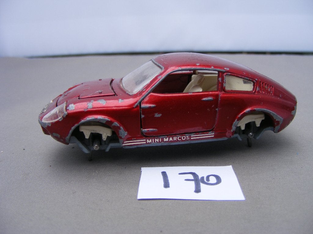 Mini marcos gt850 corgi toys 341 take off wheels (170), Ophalen of Verzenden, Gebruikt, Auto, Corgi