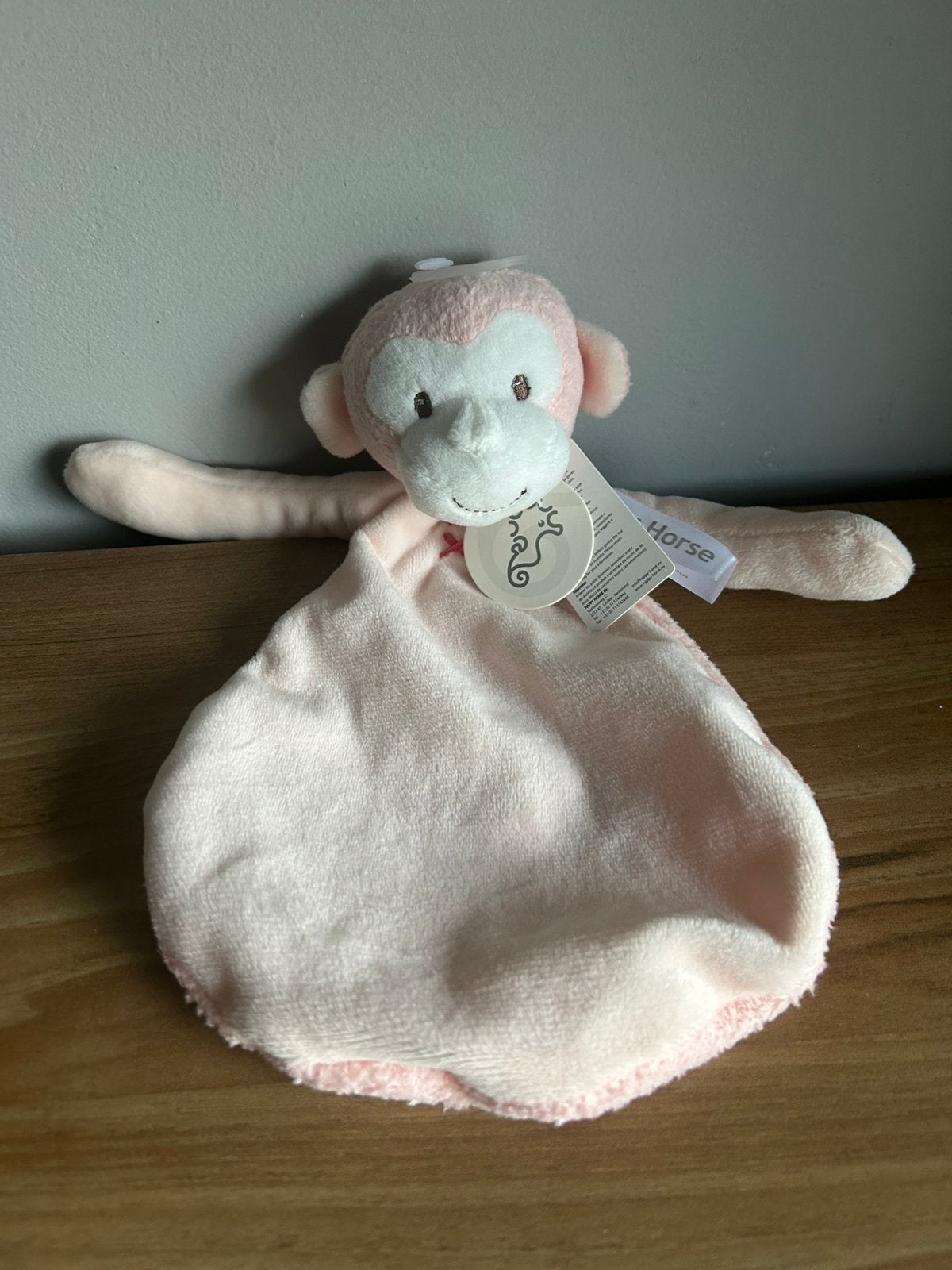 Happy horse aap aapje knuffeldoekje knuffeldoek nieuw, Verzenden, Nieuw