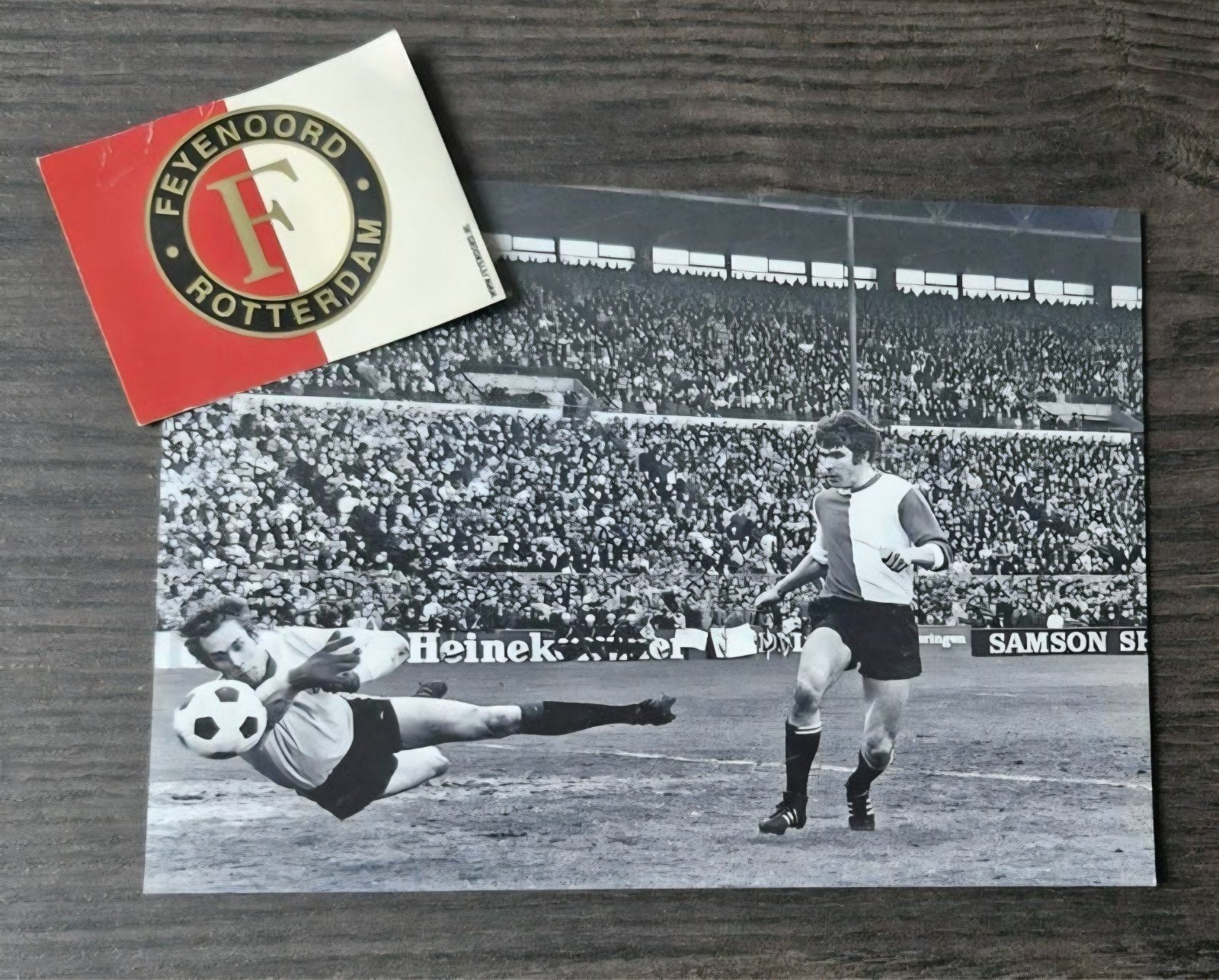 Van Hanegem & Van Beveren 1970, Verzamelen, Sportartikelen en Voetbal, Ophalen of Verzenden, Gebruikt, Feyenoord, Overige typen