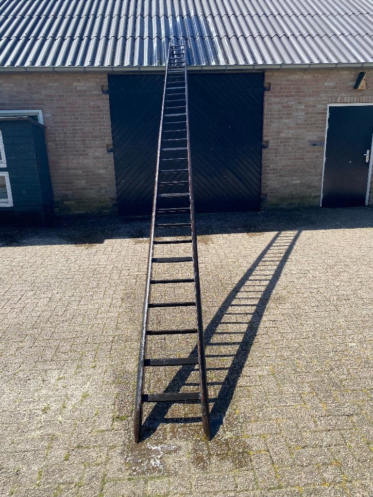 Mooie, oude houten fruitladders te koop, Doe-het-zelf en Verbouw, Ladders en Trappen, Ophalen, Gebruikt, Ladder, 4 meter of meer