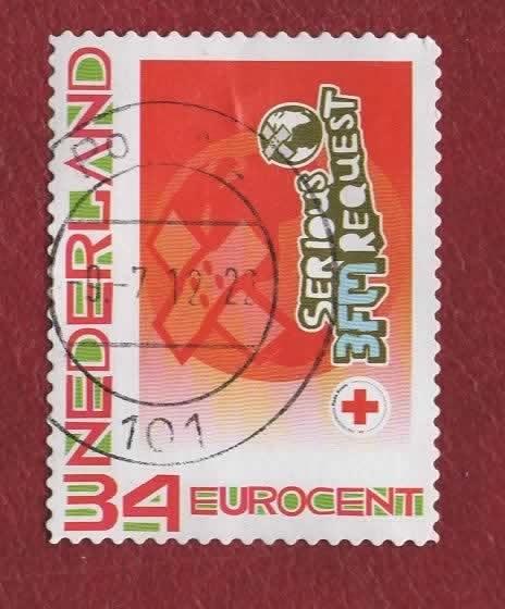 2619 - Pers.zegel - "Serious Request" - ('08) - gebr, Ophalen of Verzenden, Na 1940, Gestempeld