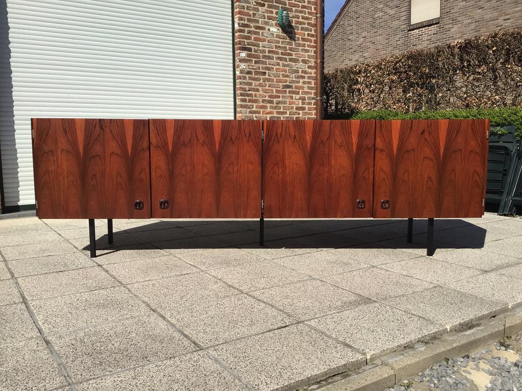 Vintage Palissander Sideboard 1960s, Ophalen, Gebruikt, 25 tot 50 cm