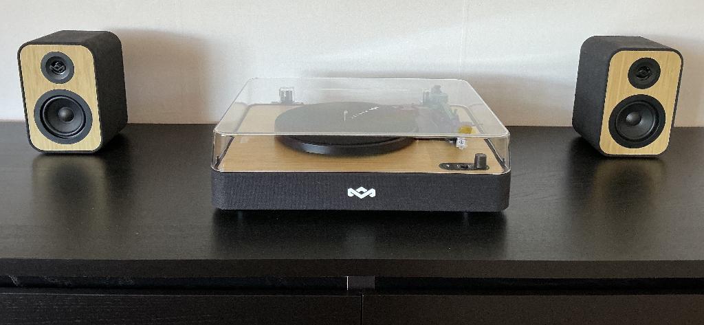 House of Marley Revolution platenspeler met boxen, als nieuw, Audio, Tv en Foto, Platenspelers, Ophalen of Verzenden, Zo goed als nieuw