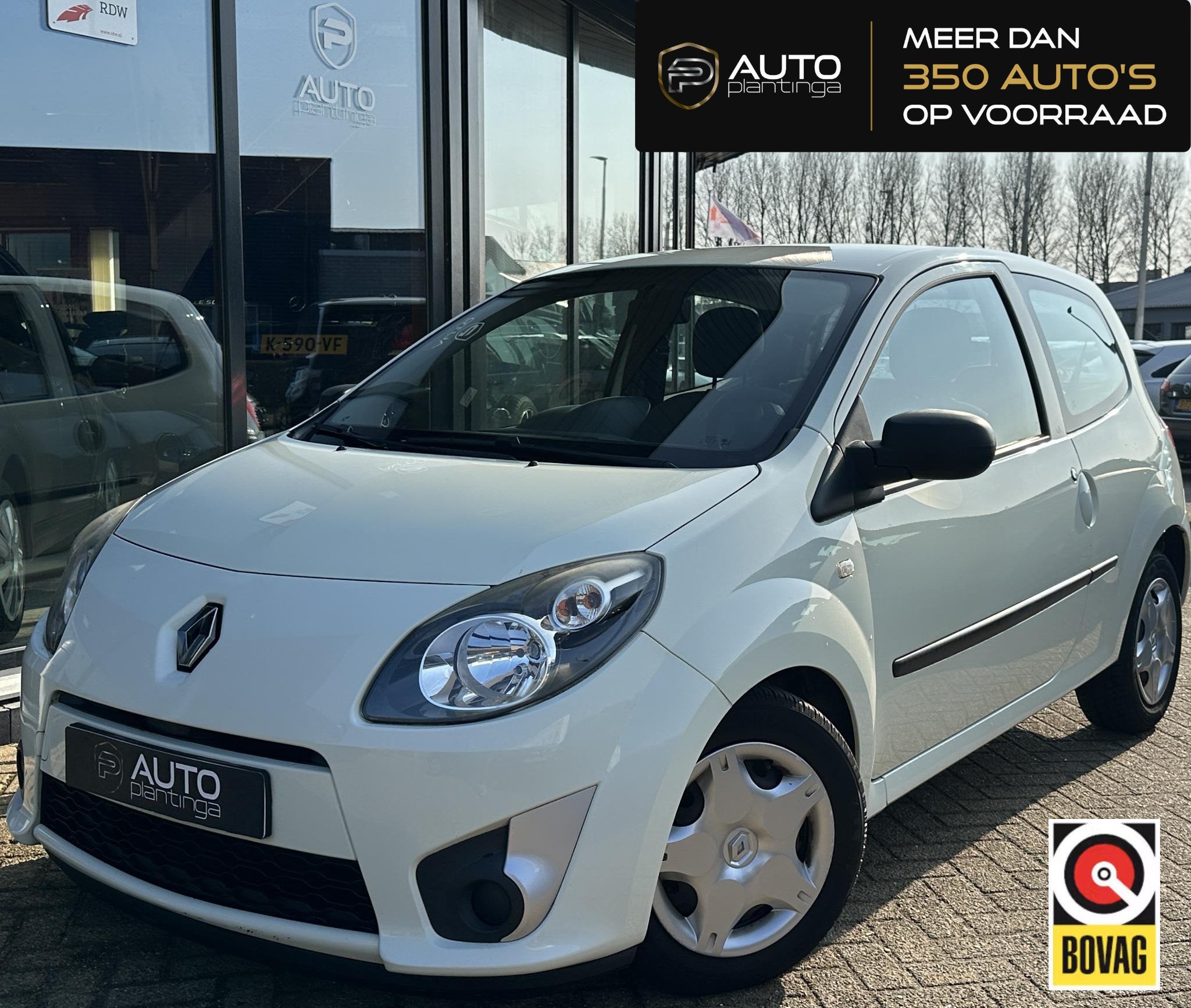 Renault Twingo 1.2-16V Authentique 75PK | Nette Staat | Airc, Gebruikt, 4 cilinders, 4 stoelen, Wit