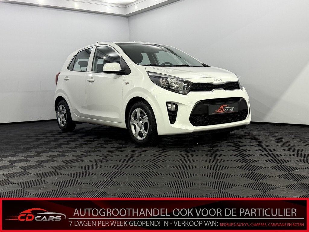Kia Picanto 1.0 DPi ComfortLine 5p Airco, Cruise control, A, Voorwielaandrijving, Stof, Gebruikt, Wit