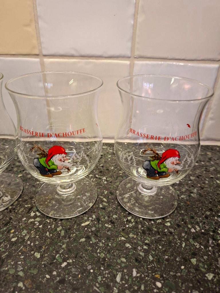 La Chouffe proef bierglaasjes - 2 stuks, Ophalen of Verzenden, Bierglas