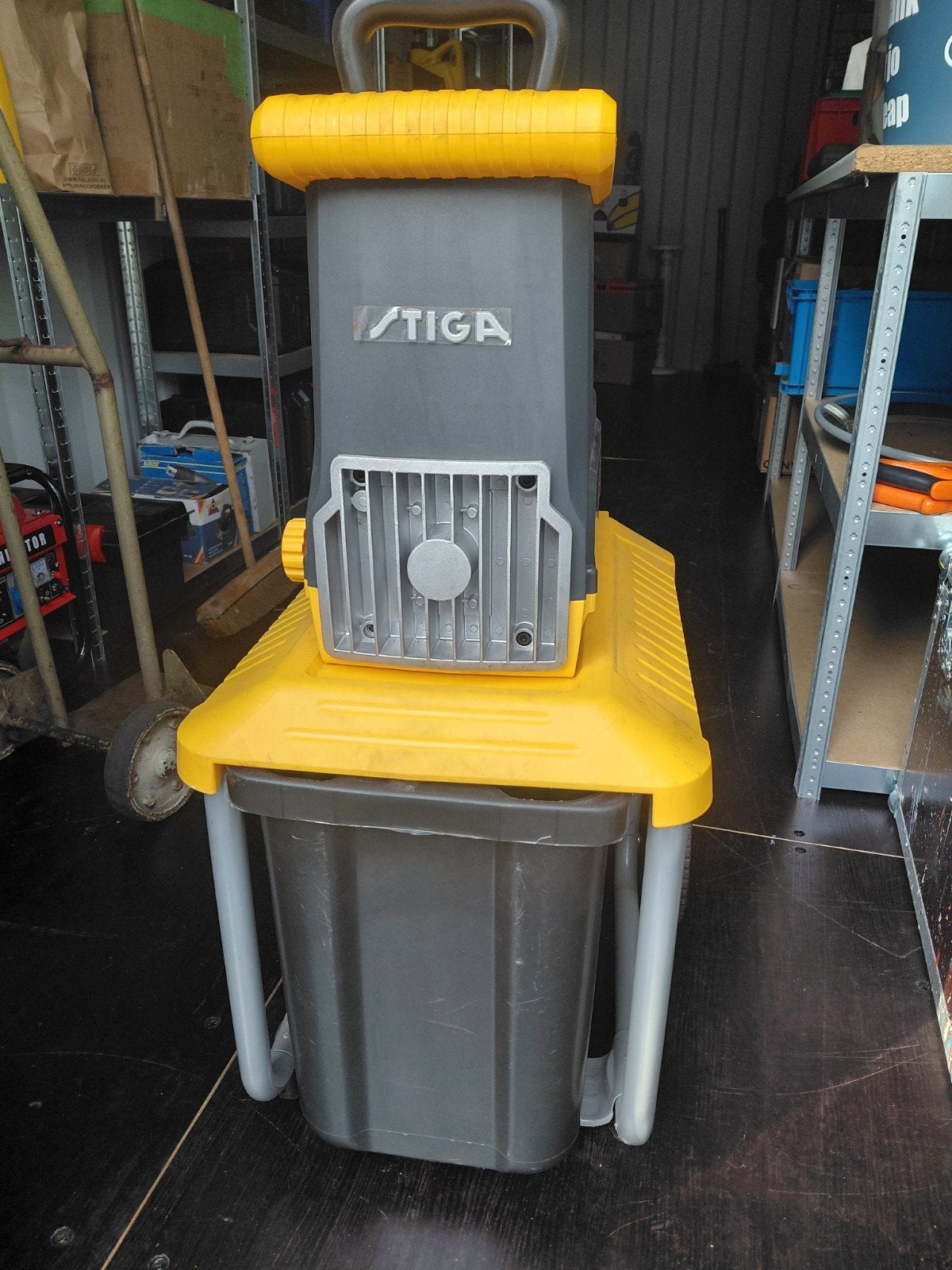 Stiga Bio Silent 2500 Hakselaar - Elektrisch, goed als nie, Tuin en Terras, Ophalen, Stiga, Zo goed als nieuw, Met opvangbak