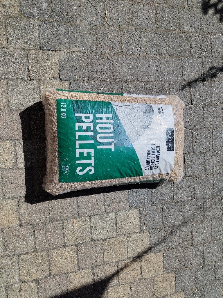 Houtpellets 12,5 kilo, Tuin en Terras, Haardhout, Minder dan 3 m³, Ophalen, Overige houtsoorten