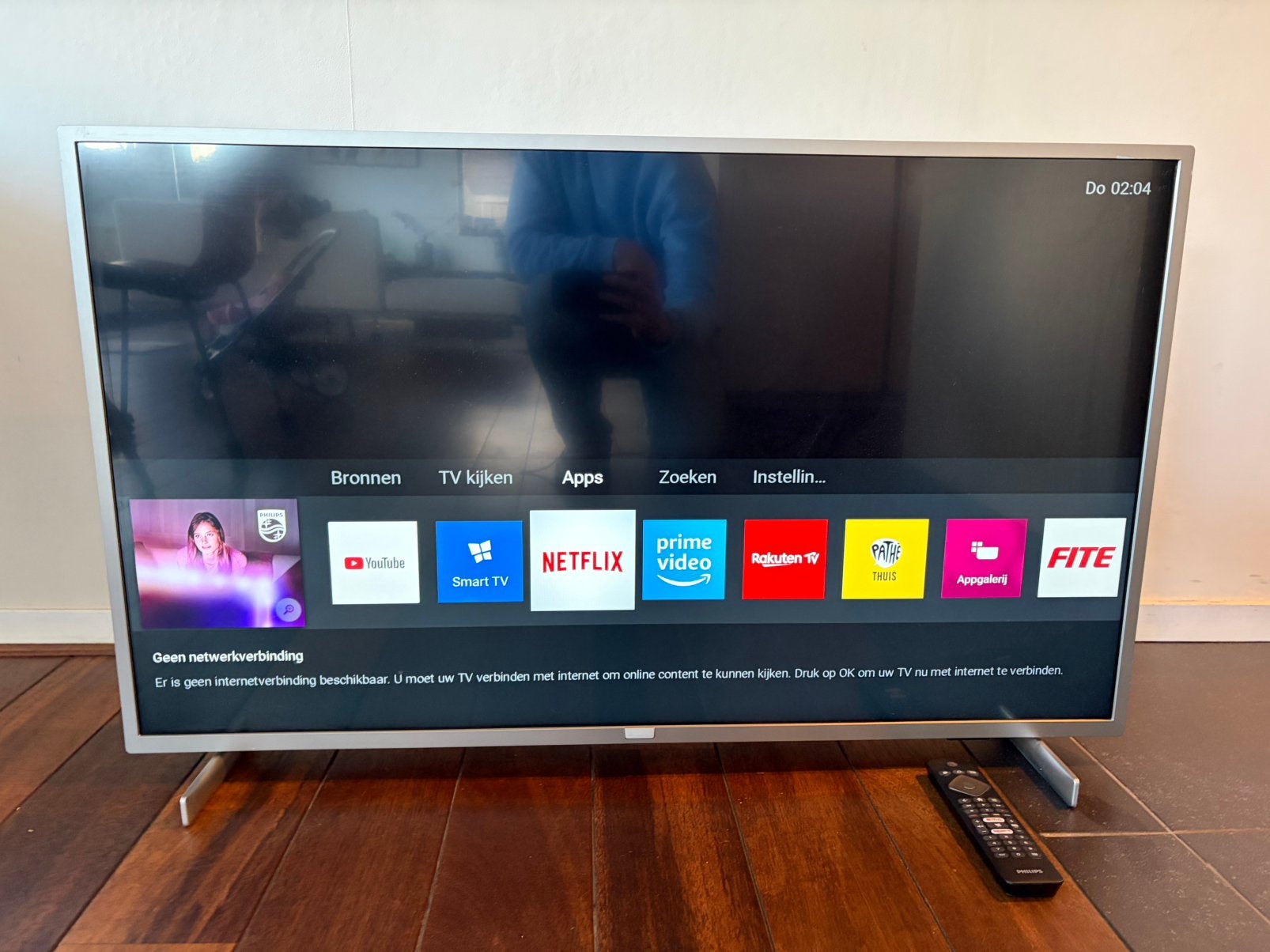 Philips 43PUS7555/12 – 43 inch 4K Ultra HD Smart TV, Ophalen, Philips, 50 Hz, Zo goed als nieuw