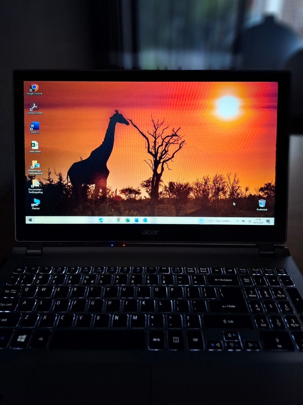 Laptop Acer Aspire V, Computers en Software, Windows Laptops, Ophalen, Gebruikt, 2 tot 3 Ghz, Qwerty
