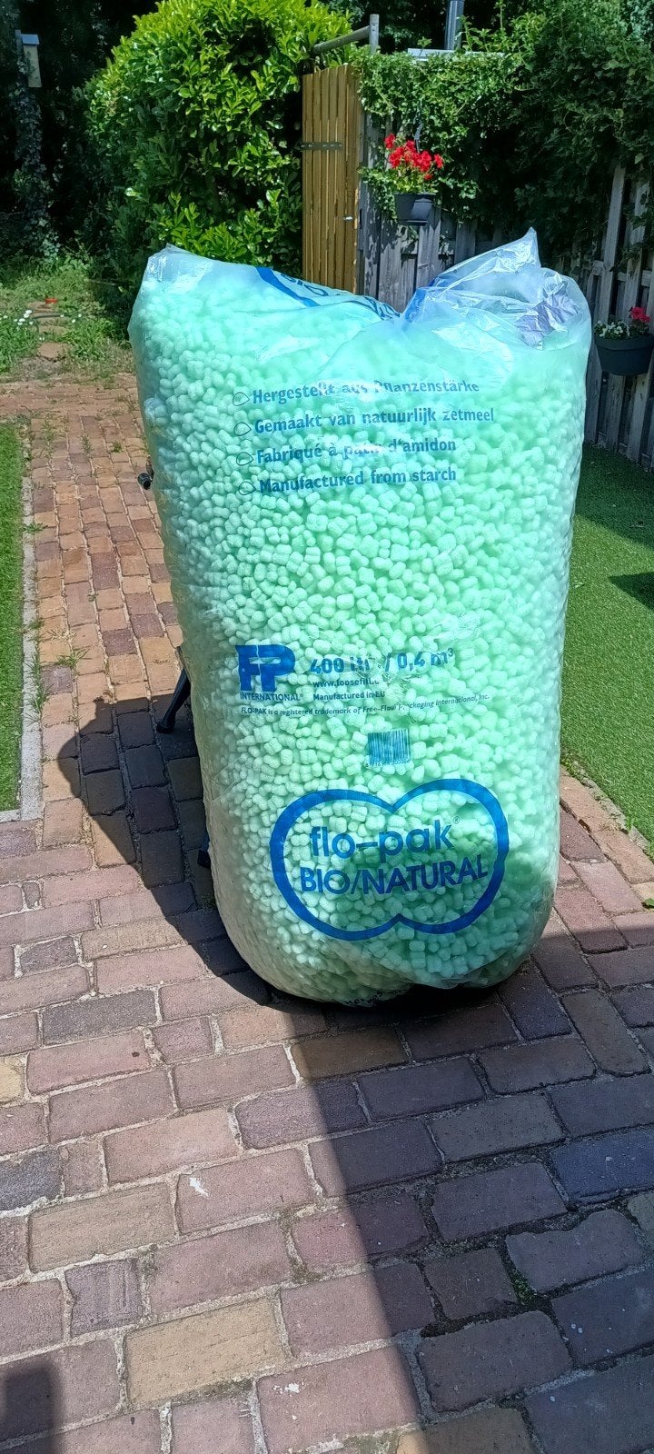 Flo-pak Bio/Natural vulchips isolatiechips 400 liter gratis, Overige materialen, Nieuw, 15 m² of meer, Ophalen
