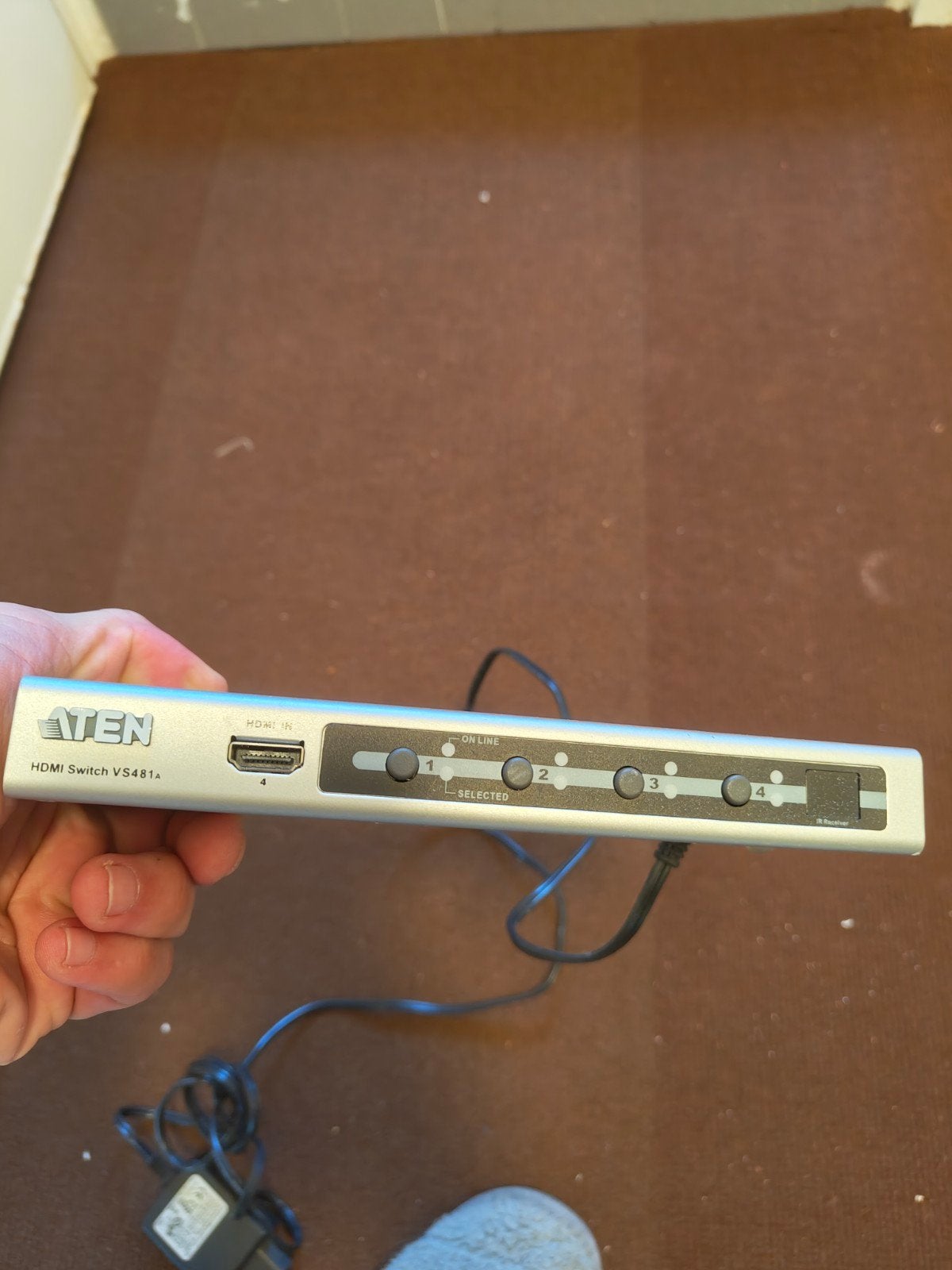 ATEN HDMI Switch  - 4-poorts HDMI-schakelaar, Ophalen of Verzenden, Zo goed als nieuw, Minder dan 2 meter, HDMI-kabel