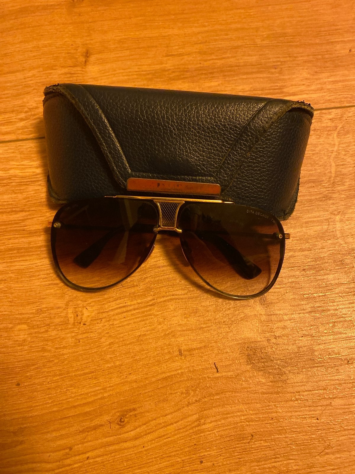DITA DECADE-TWO Zonnebril DRX-2082-B-BLK-GLD-62, Overige merken, Zonnebril, Zwart, Ophalen of Verzenden
